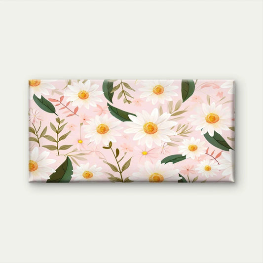 Botanical Watercolor Floral Wall Art Canvas Office Home Room Framed 80x45cm