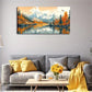 Rich Vegetation Serene Nordic Wall Art Canvas Office Home Room Framed 120x60cm