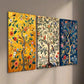 3pcs Tree of Life & Songbirds Canvas Framed 40x60cm - High Quality Print 100% Australian Made Wall Canvas Ready to Hang