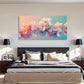 Deco Soft Paste Petals Wall Art Canvas Office Home Room Framed 120x60cm