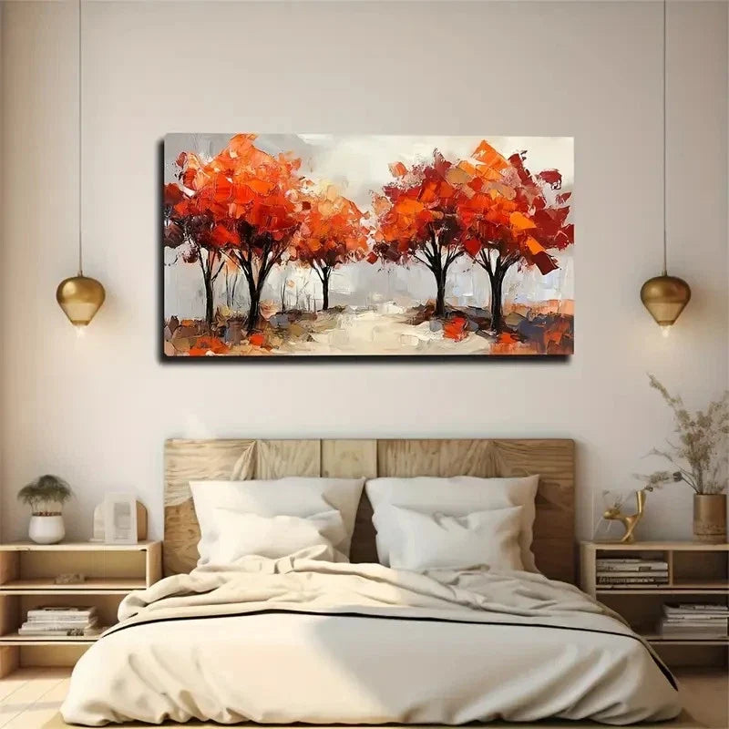 A Beautiful Rural Path Nature Wall Art Canvas Office Home Room Framed 120x60cm