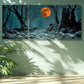 3pcs Path, skeleton Art Painting  Metal Print Ready to Hang Art