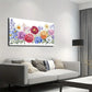 Vibrant Watercolor Floral Wall Art Canvas Office Home Room Framed 120x60cm