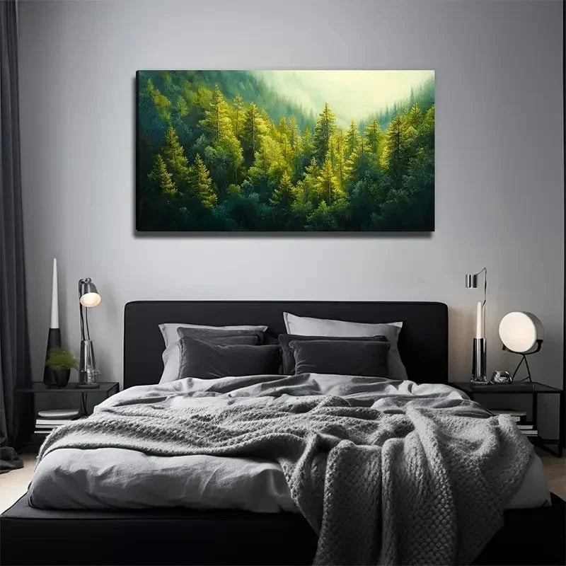 Spring & Winter Decor Wall Art Canvas Office Home Room Framed 120x60cm