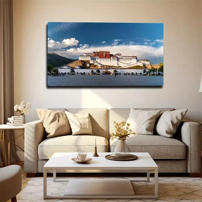 Tourist Mecca Suitable Wall Art Canvas Office Home Room Framed 120x60cm