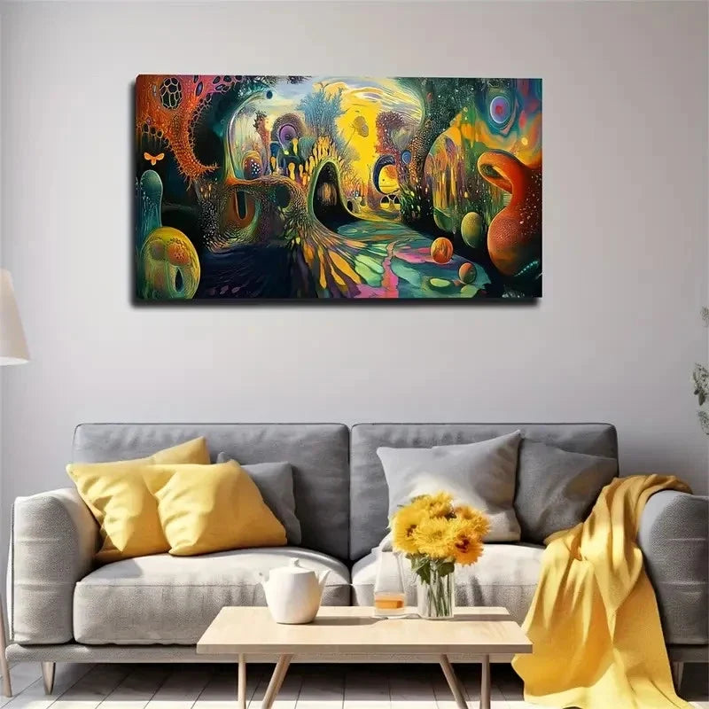 Various Shaped Object Classical Wall Art Canvas Office Home Room Framed 80x45cm