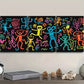 3pcs  Surreal character graffiti Metal Print Ready to Hang Art