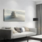 Pebbles Stacked on Sand Dunes Wall Art Canvas Office Home Room Framed 80x45cm