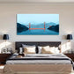 This Tranquil Décor Includes Wall Art Canvas Office Home Room Framed 120x60cm