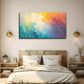 Colorful Map Suitable Poster Wall Art Canvas Office Home Room Framed 120x60cm