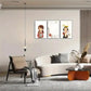3pcs Set Vibrant Abstract & Modern Watercolor Metal Print Ready to Hang Art