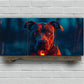 3pcs Intense Gaze Dog Stunning Gold Eyes Metal Print Ready to Hang Art