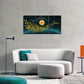 3pcs Golden fish, Golden sun, sika deer, Metal Print Ready to Hang Art