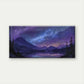 Night Sky with Lake & SilhouetteWall Art Canvas Office Home Room Framed 80x45cm