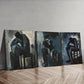 3pcs Luxurious, Decadent Man, Wall Art Set Canvas Framed 40x60cm - High Quality Print 100% Australian Made Wall Canvas Ready to Hang
