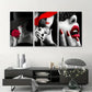 3pcs  beautiful cool sexy actress   Metal Print Ready to Hang Art