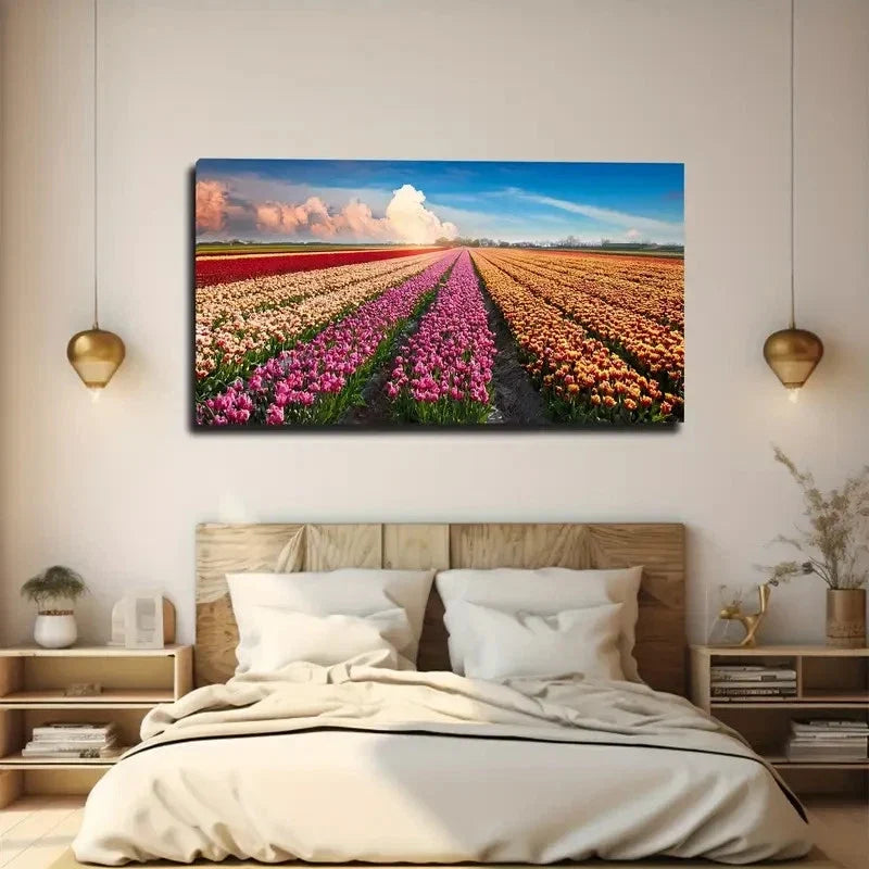 The Netherlands Wall Art Canvas Office Home Room Framed 120x60cm