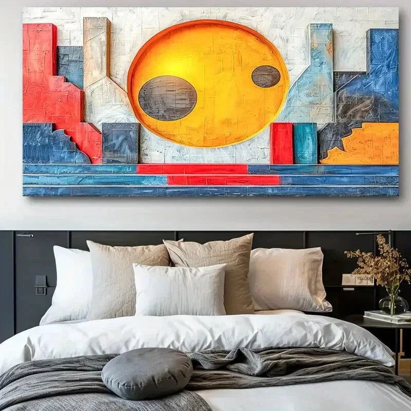 Modern Architecture Design Wall Art Canvas Office Home Room Framed 120x60cm