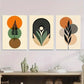 3pcs Abstract Boho Style Framed Botanical Wall Art Set Canvas Framed 40x60cm - High Quality Print 100% Australian Made Wall Canvas Ready to Hang