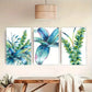 3pcs Stylish Leaves Poster Botanical Art Metal Print Ready to Hang Art