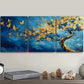 3pcs An abstract tree with golden leaves Wall Art Set Canvas Framed 40x60cm - High Quality Print 100% Australian Made Wall Canvas Ready to Hang