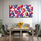 Vibrant Berry & Fruit Bohemian Wall Art Canvas Office Home Room Framed 120x60cm
