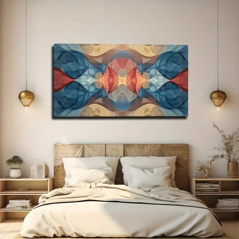 Dynamic Rhythm In Which Wall Art Canvas Office Home Room Framed 120x60cm