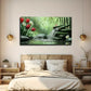 Green Bamboo Built Beautiful Wall Art Canvas Office Home Room Framed 120x60cm