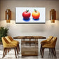 Green Leaves Brown Stem Apple Wall Art Canvas Office Home Room Framed 120x60cm