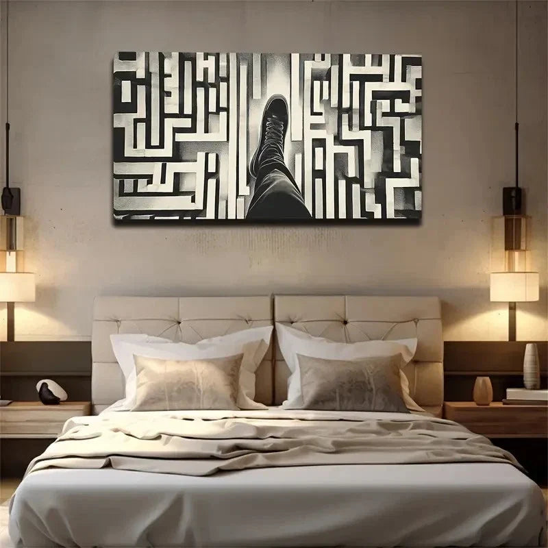 Creative Product Wall Art Canvas Office Home Room Framed 80x45cm