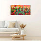 3pcs Feast Bright and Vibrant Desert Flowers Metal Print Ready to Hang Art