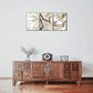 3pcs Living Artistic Highlight, Abstract lines Metal Print Ready to Hang Art