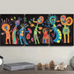 3pcs Surreal Character Graffiti  Metal Print Ready to Hang Art