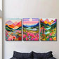 3pcs Gorgeous lakes and mountains, landscape  Wall Art Set Canvas Framed 40x60cm - High Quality Print 100% Australian Made Wall Canvas Ready to Hang