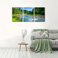 3pcs Mountains Trees River Nature Metal Print Ready to Hang Art