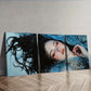 3pcs The Woman Lying on the Ground Series Wall Art Set Canvas Framed 40x60cm - High Quality Print 100% Australian Made Wall Canvas Ready to Hang