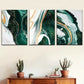 3pcs  Marble Patterned Abstract Ink Wall Art Set Canvas Framed 40x60cm - High Quality Print 100% Australian Made Wall Canvas Ready to Hang