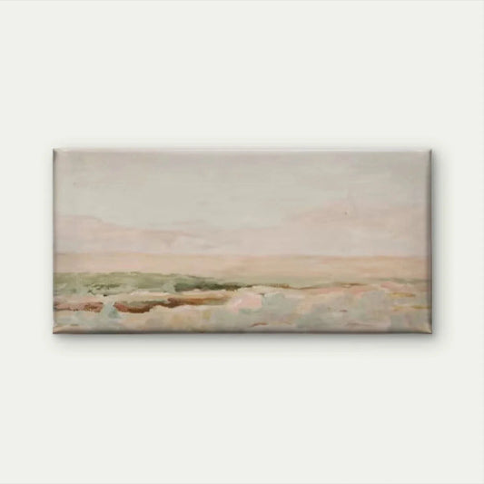 Desert Landscape Painting Wall Art Canvas Office Home Room Framed 80x45cm