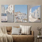 3pcs Puglia Mediterranean Vintage Car Metal Print Ready to Hang Art