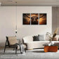3pcs Texas Longhorn Cattle Animal Art Poster Metal Print Ready to Hang Art