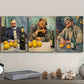 3pcs  Drunk man Art Painting  Metal Print Ready to Hang Art