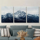 3pcs Mountains, lakes, snow natural landscape   Wall Art Set Canvas Framed 40x60cm - High Quality Print 100% Australian Made Wall Canvas Ready to Hang