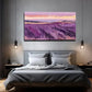 Vibrant Purple And Orange Lands Wall Art Canvas Office Home Room Framed 120x60cm