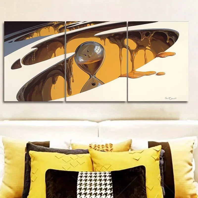 3pcs Modern Contemporary Portrait  Wall Art Set Canvas Framed 40x60cm - High Quality Print 100% Australian Made Wall Canvas Ready to Hang
