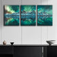 3pcs Northern Lights & Aurora Borealis Metal Print Ready to Hang Art
