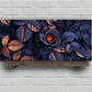 3pcs Purple Roses Stunning Golden Metal Print Ready to Hang Art
