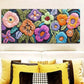 3pcs Abstract flower patterns  Wall Art Set Canvas Framed 40x60cm - High Quality Print 100% Australian Made Wall Canvas Ready to Hang