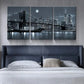 3pcs  Modern New York Prints Cityscape Metal Print Ready to Hang Art