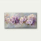 Pink Lavender & Lilac Floral Wall Art Canvas Office Home Room Framed 80x45cm