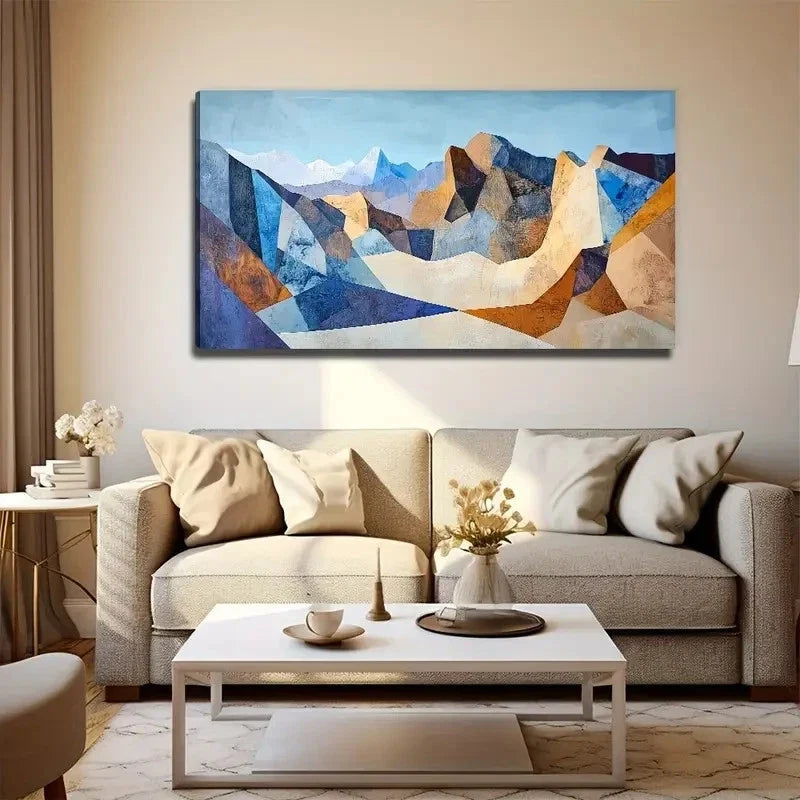 Exquisite Mountain Suitable Wall Art Canvas Office Home Room Framed 120x60cm